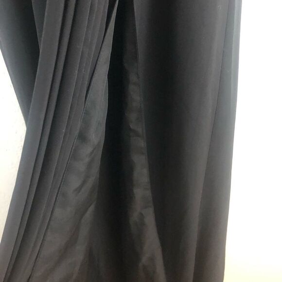 Faviana high front slit strapless black dress size 8 - Picture 4 of 10